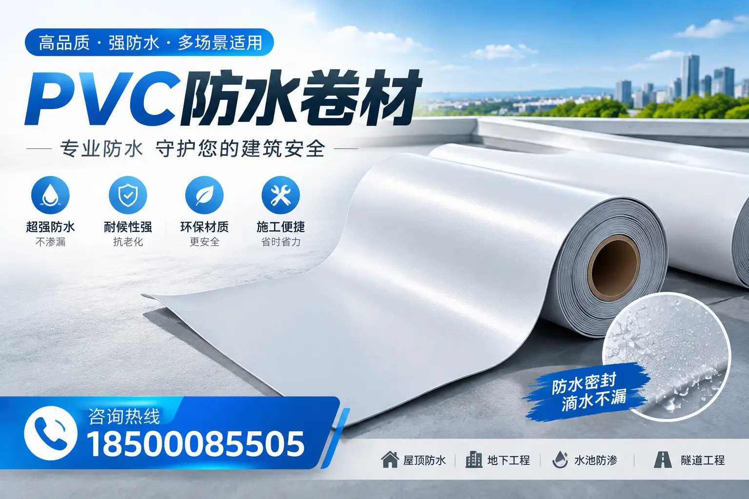 PVC防水卷材的市场竞争分析,烟台品牌选择参考